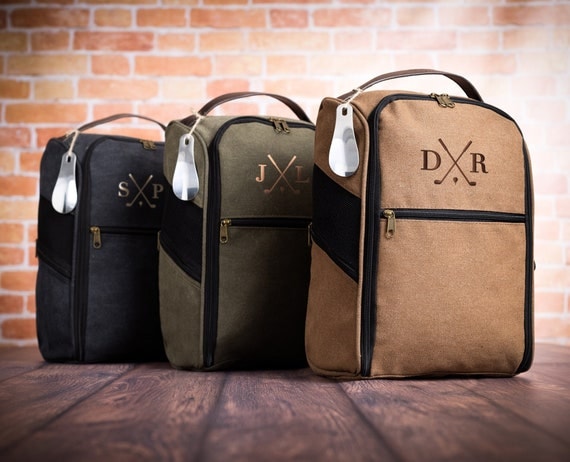 Personalized Canvas Golf Shoe Bag