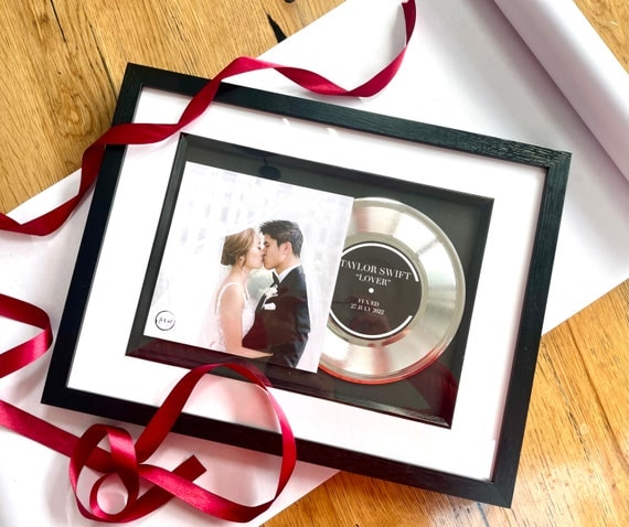 Custom Portrait Vinyl Record Frame