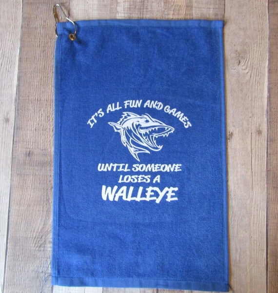 Walleye Fishing Towel