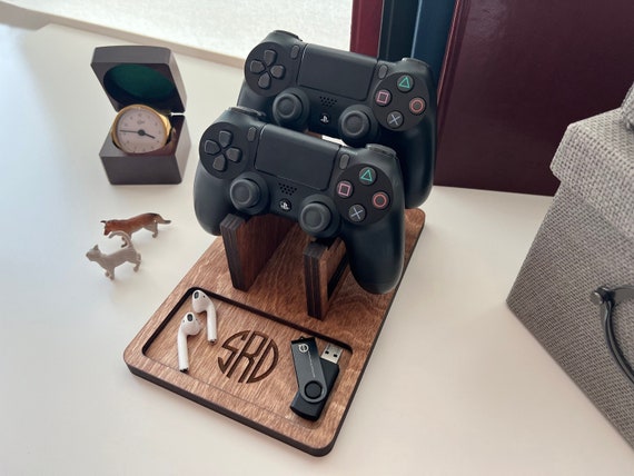 Personalized Wooden Controller Stand