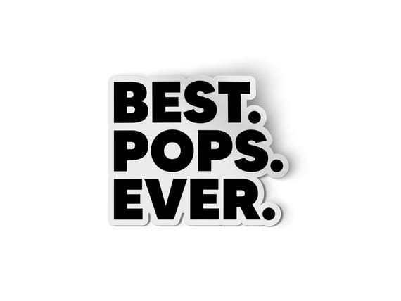 Best Dad Waterproof Sticker