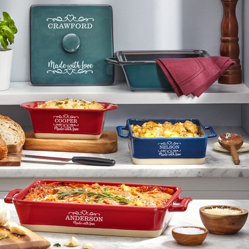 Personalized Made With Love Stoneware