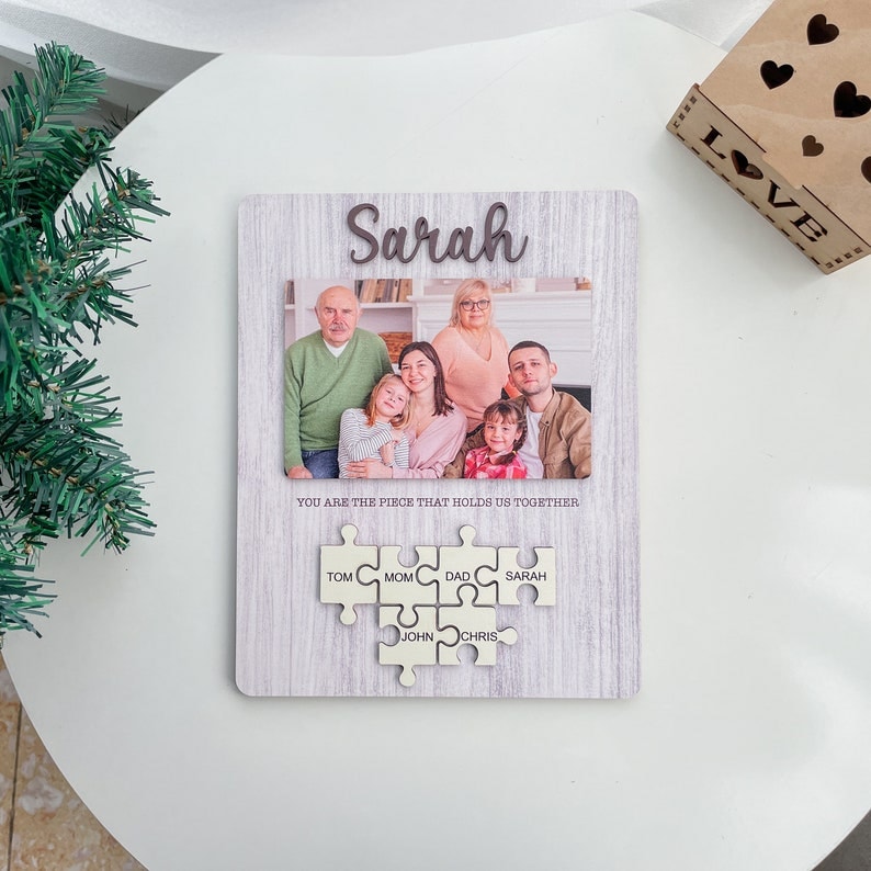 Personalized Family Puzzle Sign