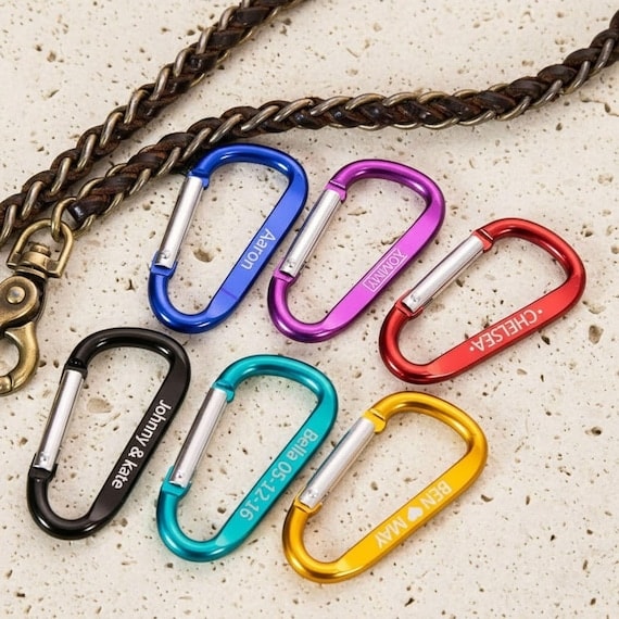 Personalized Carabiner Keychain
