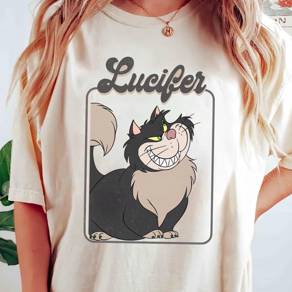 Lucifer Cat Graphic T-Shirt
