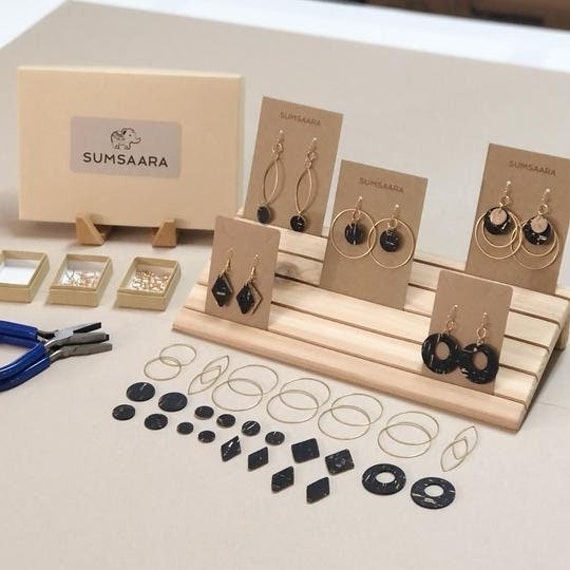 Cork Fabric Earring Kit