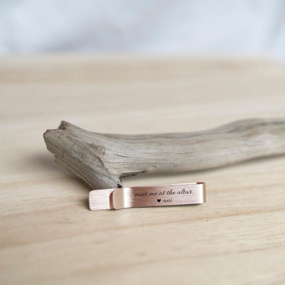 Engraved Tie Bar