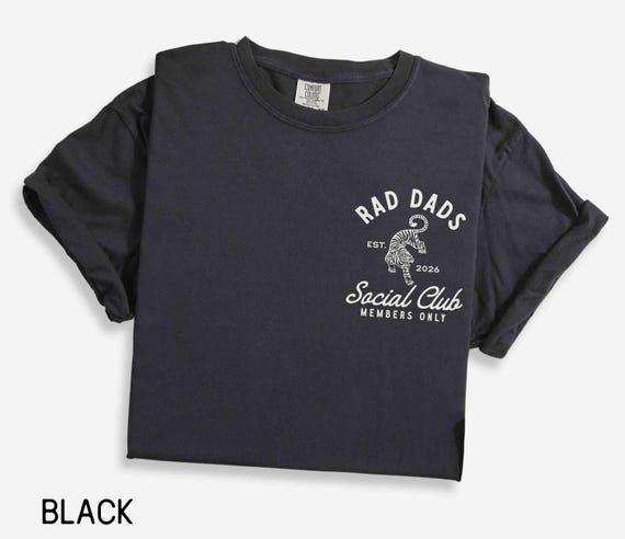 Rad Dad Social Club Comfort Colors Tee