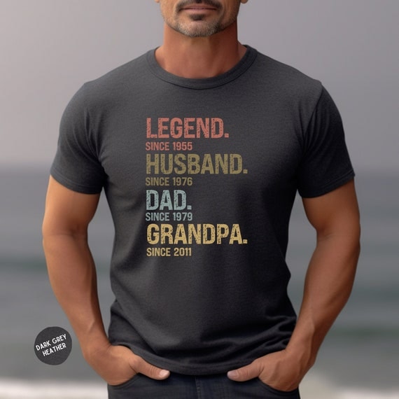 Legend Dad Grandpa Personalized Tee